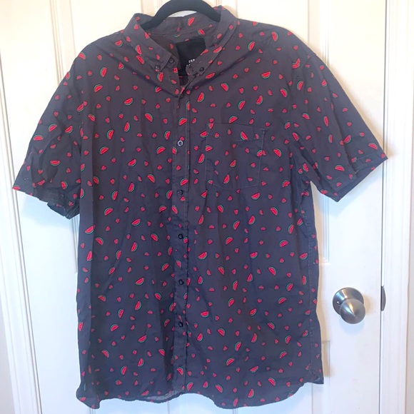 Watermelon Button Up Shirt - Picture 1 of 4